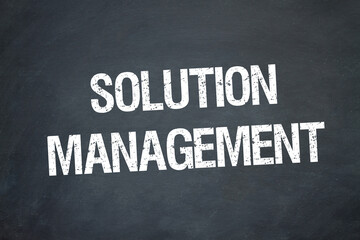 Fototapeta premium Solution Management