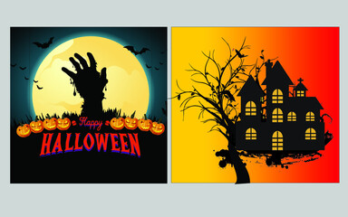 Halloween Scary Horror vector t shirt design 