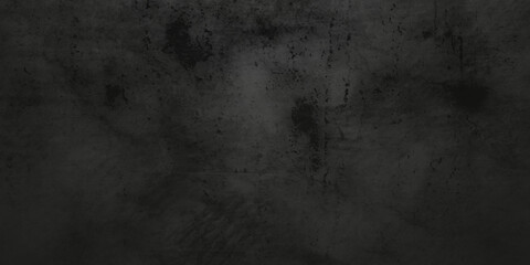 Fototapeta premium Dark black grunge textured concrete background. Panorama dark grey black slate background or texture. Vector black concrete texture. Stone wall background. 