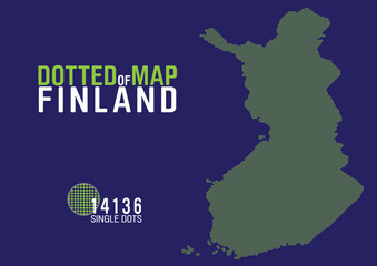 dotted map of finland