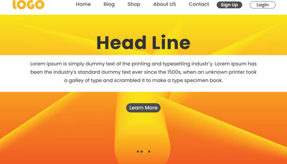 WEB background. First page background. Landing page template. Vector illustration. EPS 10