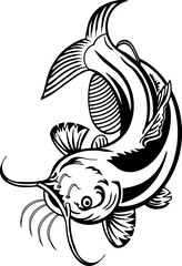 Catfish - American Fishes - Logo Fish
