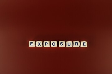 exposure letter cubes