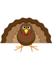 Turkey vector with hats