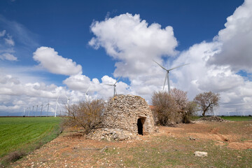 Parque eólico Cuesta Colorada, Tébar, Atalaya Cañavete, Spain