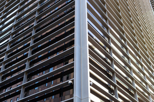 Contemporary building with cladding