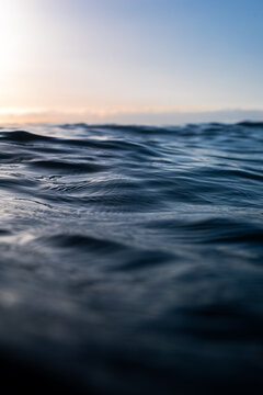 Calm sea water surface