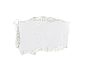 white paper on a white isolated background