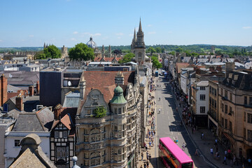 Obraz premium A view of Oxford city in the UK
