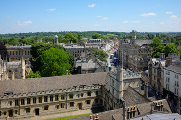 Fototapeta premium A view of Oxford city in the UK