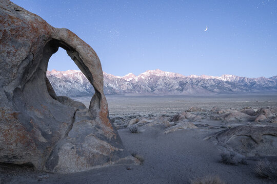 Stony formation in wild nature