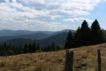 Vue depuis la réserve Naturelle de Tanet-Gazon du Faing - Vosges - France