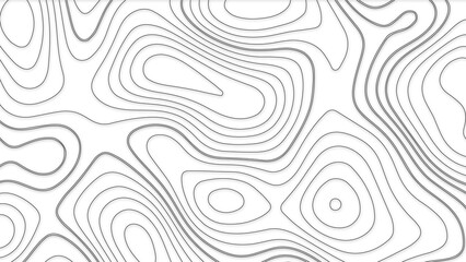 White wave paper curved reliefs abstract background, Abstract topographic contours map background. Geographic mountain relief. Abstract lines background. Contour maps. Business concept.