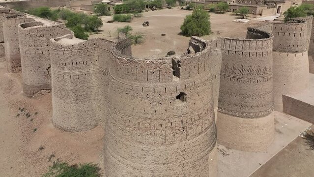 Drone view of Derawar Fort