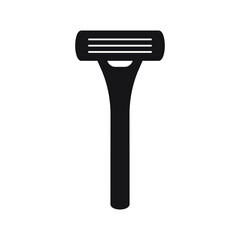Shaving razor icon. Razor flat icon.