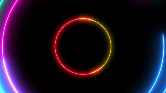 Stroboscopic neon lights - Strobo energetic colors - Laser shapes flashing - Power energetic background 4K