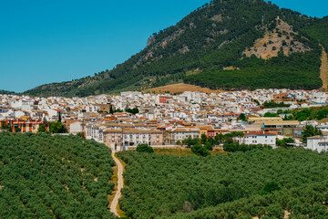 Fototapeta na wymiar view of Rute, in Andalusia, Spain