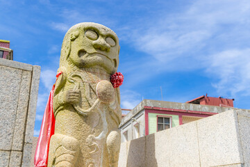 Kinmen, Taiwan statue of wind lion god in Kinmen