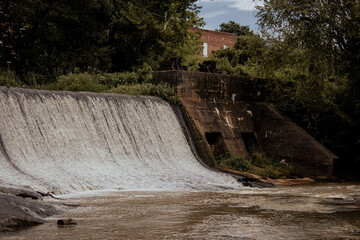 Obraz premium dam on the river