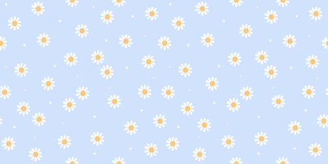 Floral seamless pattern. Vector design for fabric