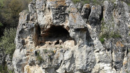 rock-hewn church premise in the Ruse Lom river valley