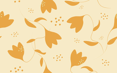 Flowers colorful seamless pattern