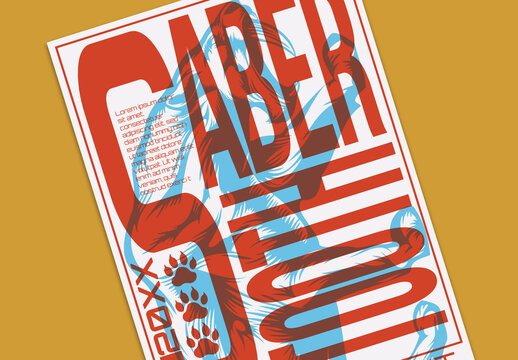 Sabretooth Tiger Poster