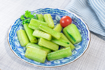 きゅうりの炒め物