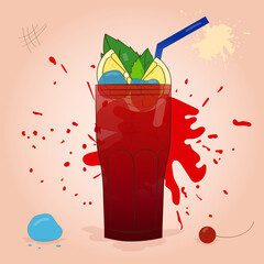 Glass with lemonade5