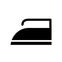  Iron appliance isolated vector icon