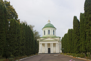 Fototapeta na wymiar All Saints Church in Nizhyn, Chernihiv Oblast, Ukraine