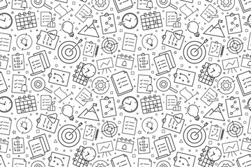 Vector planning pattern. Planning seamless background	