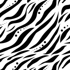 zebra skin texture seamless pattern design