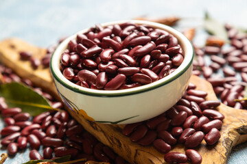 Raw red kidney beans