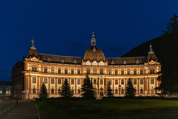Fototapeta na wymiar Brașov County Council in Brasov Romania