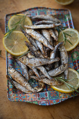 Grilled sardnie fish
