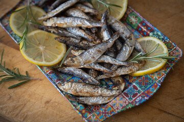 Grilled sardnie fish