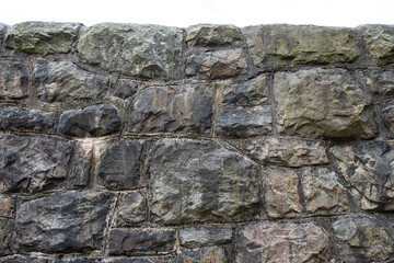 monumental wall from big old stones