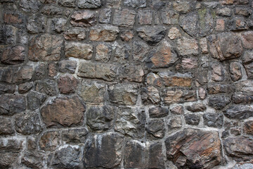 monumental wall from big old stones