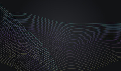 Neon Dynamic Element Smooth Vector Black