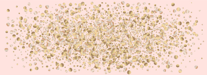 Yellow Sparkle Anniversary Panoramic Pink