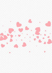 Maroon Color Hearts Vector Transparent Backgound.