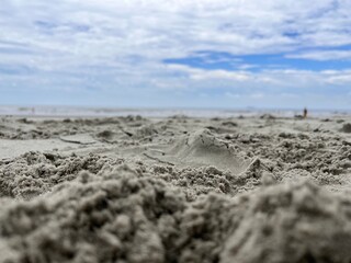 Sand on the beach