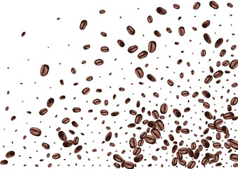 Dark Seed Drawn Vector White Background. Abstract