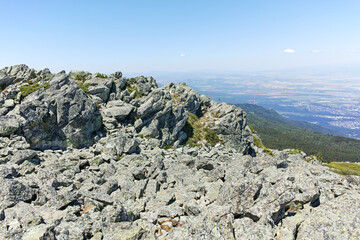 Panorama of Sofia from Vitosha Mountain, Bulgaria