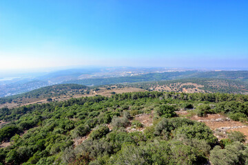 Fototapeta na wymiar Mount Carmel, Israel, Elijah and Prophets of Baal