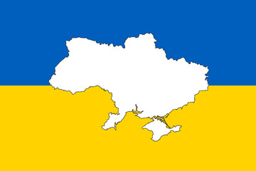 Landkarte Ukraine - 517800587