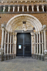 Fototapeta na wymiar church of santa Maria maggiore Tuscania Lazio Italy