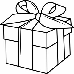 Vector illustration of a gift.