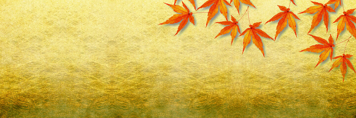 もみじの背景デザイン